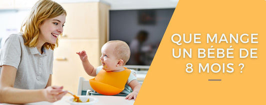 Que mange un bébé de 8 mois