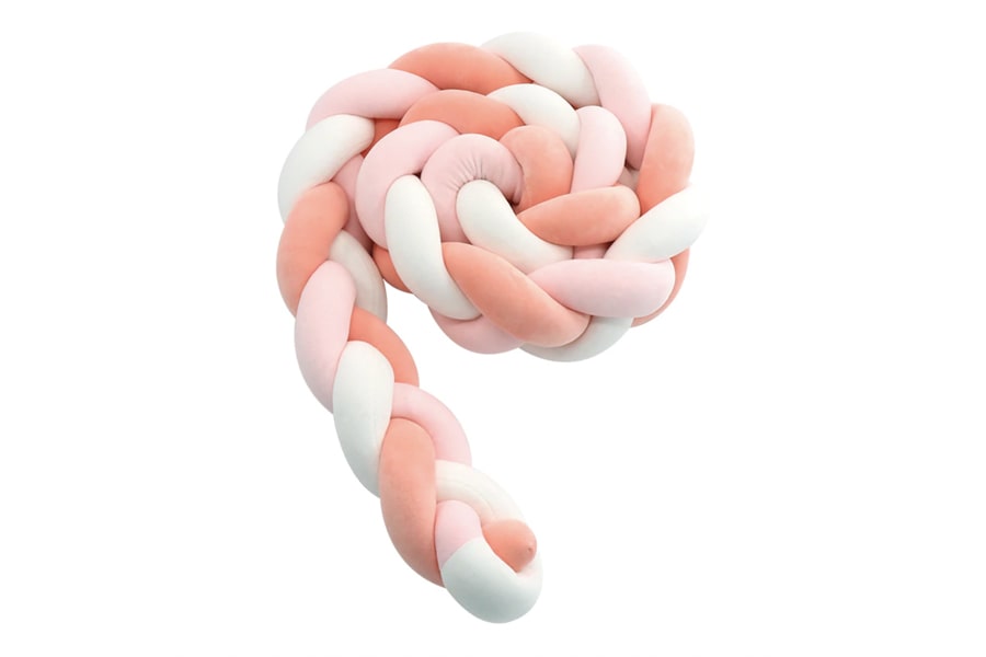 tour de lit tresse bebe fille