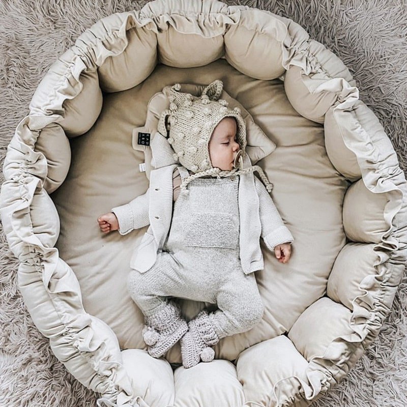 cocon bébé beige