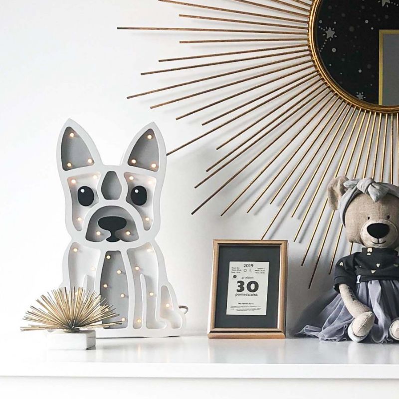 lampe led en bois