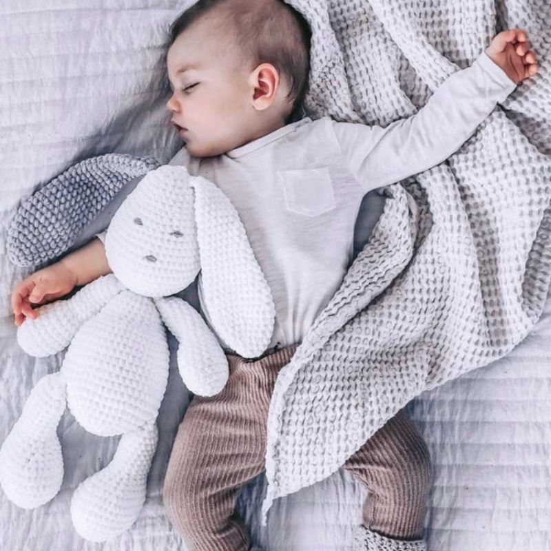 lapin blanc doudou
