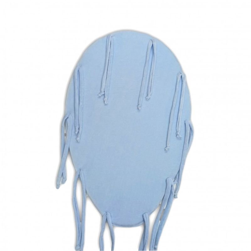 Réducteur de lit bébé tresse | Bleu