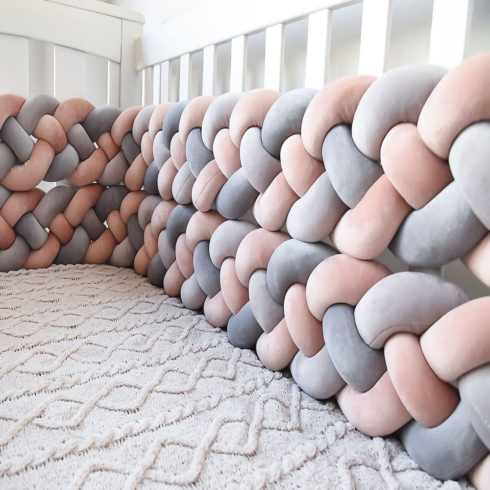 tour de lit tresse fait maison