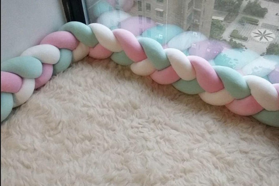 tour de lit respirant tresse