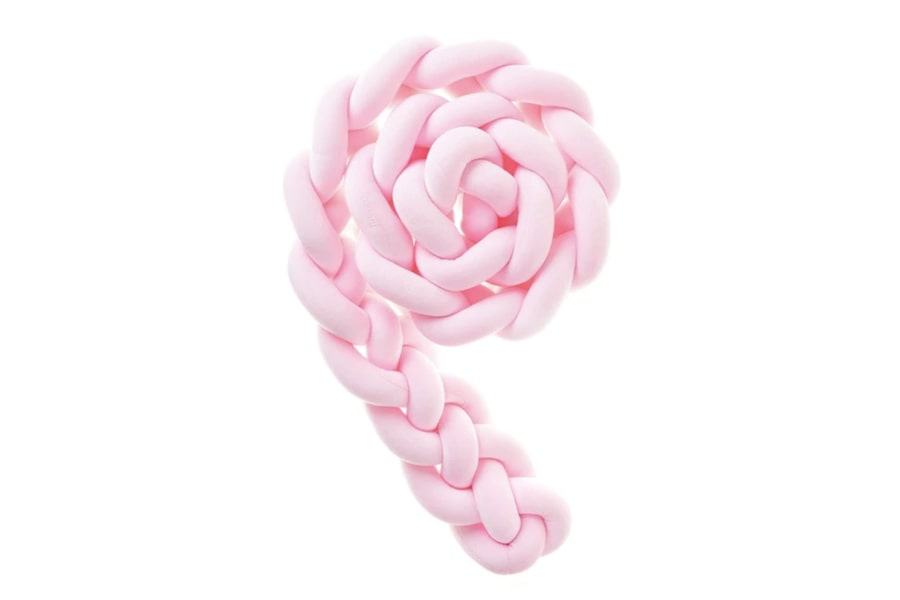 Tresse de lit rose 3m