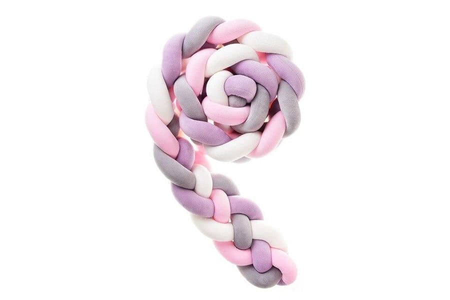 tour de lit tressé 4 brins