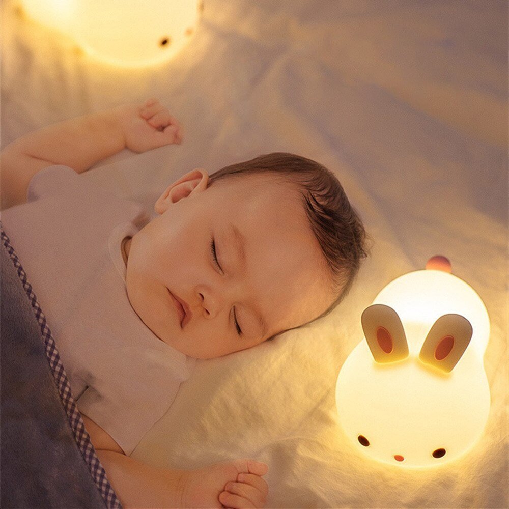 Veilleuse LED Lapin avec mode tactile — photo 2