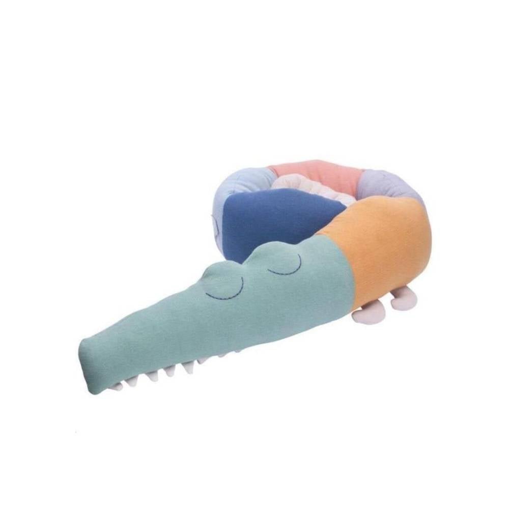 coussin tour de lit crocodile