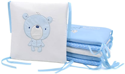 coussins tour de lit ourson bleu