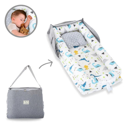 Matelas à langer dinosaure portable