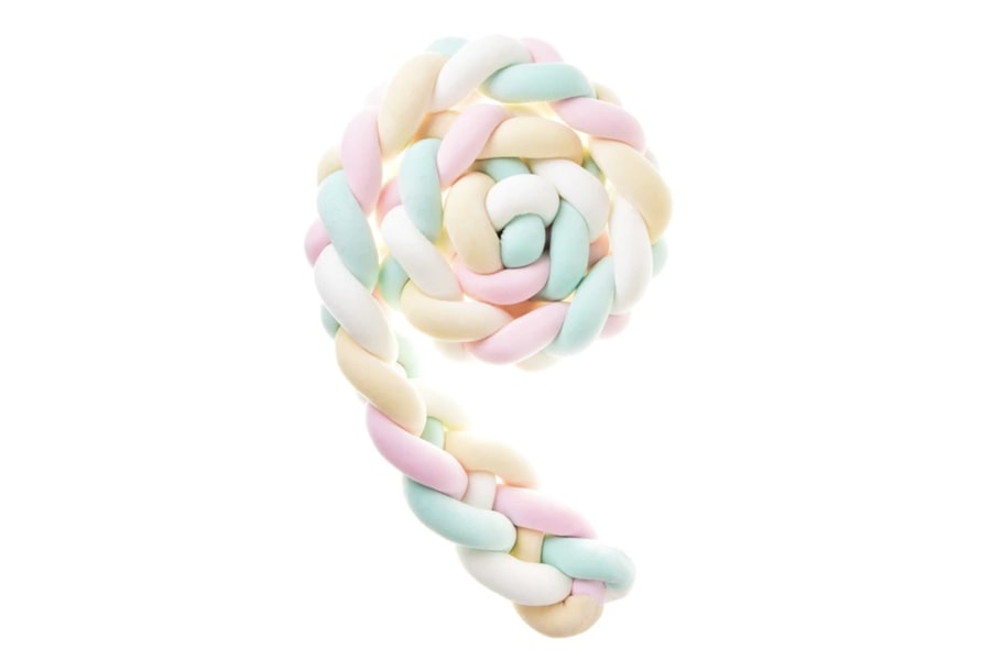 Tresse de lit guimauve 4 brins